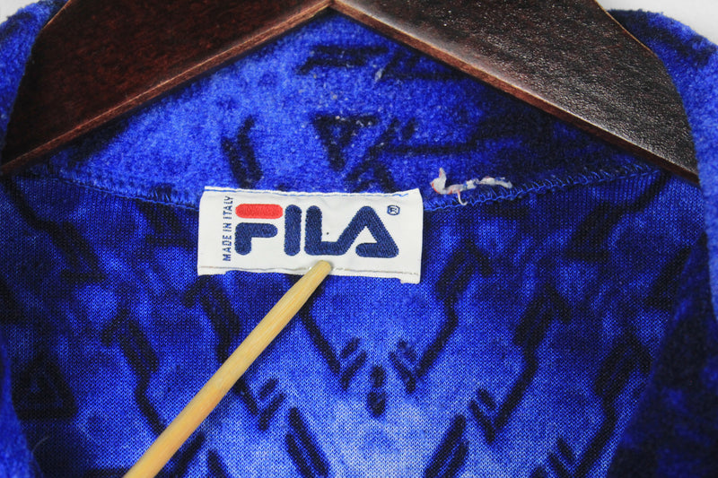 Vintage Fila Fleece 1/4 Zip Small