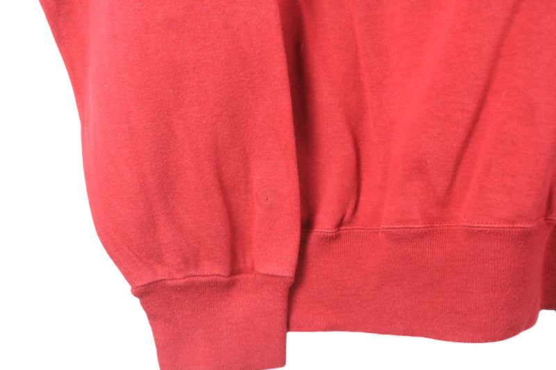 Vintage Champion Sweatshirt Half Zip Medium