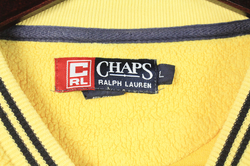 Vintage Chaps Fleece Sweatshirt Sweatshirt Large