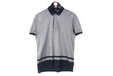 Gucci Polo T-Shirt Small / Medium blue authentic streetwear luxury cotton shirt