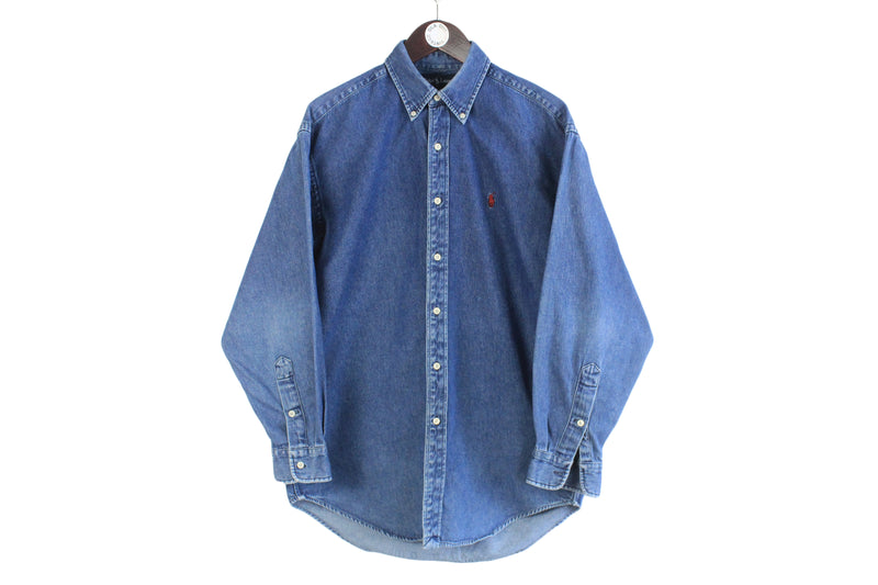 Vintage Ralph Lauren Denim Shirt Medium