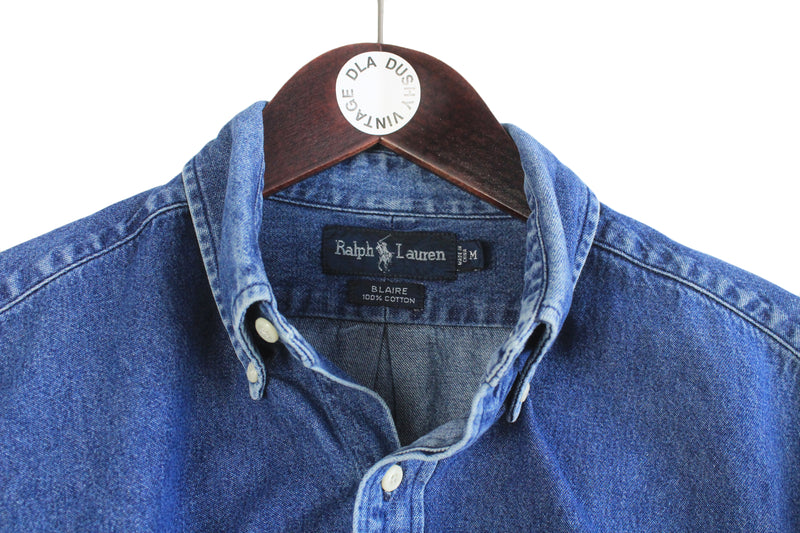 Vintage Ralph Lauren Denim Shirt Medium