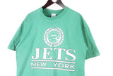 Vintage New York Jets 7 Logo T-Shirt Large