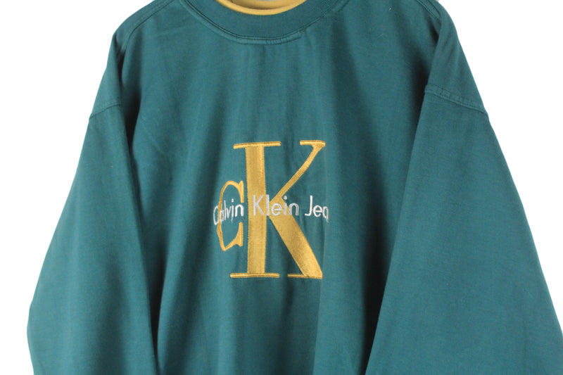 Vintage Calvin Klein Sweatshirt Large Oversized