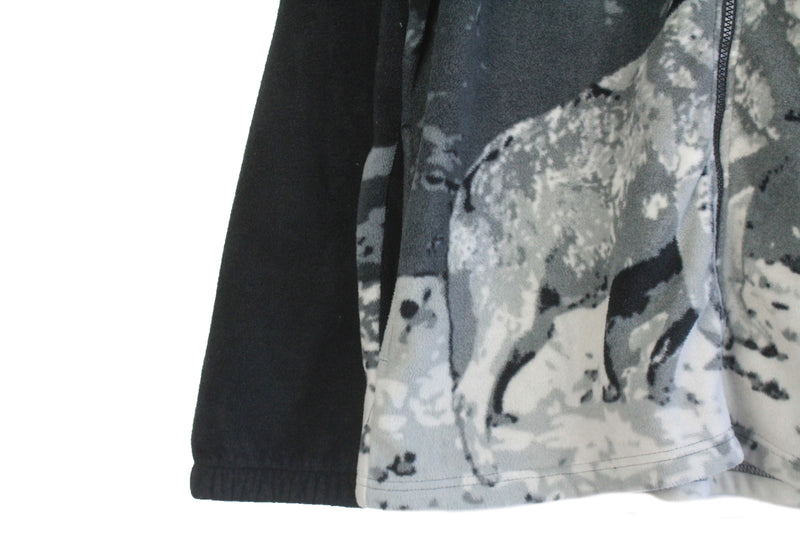 Vintage Wolf Fleece Full Zip XLarge
