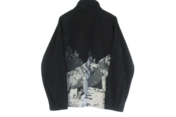 Vintage Wolf Fleece Full Zip XLarge