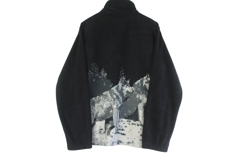 Vintage Wolf Fleece Full Zip XLarge