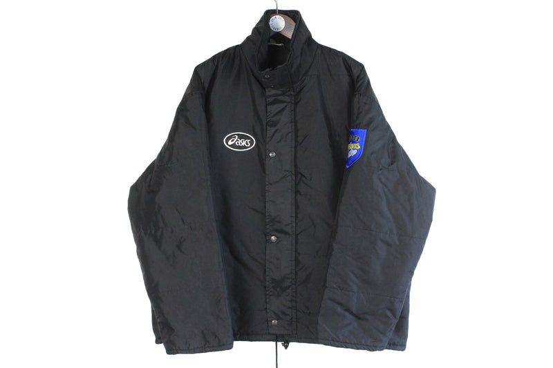 Vintage Leeds Rhinos Asics Jacket XLarge