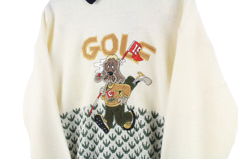Vintage Pagliano Golf Sweater Large