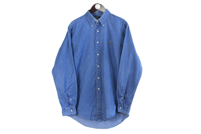 Vintage Polo by Ralph Lauren Denim Shirt Large