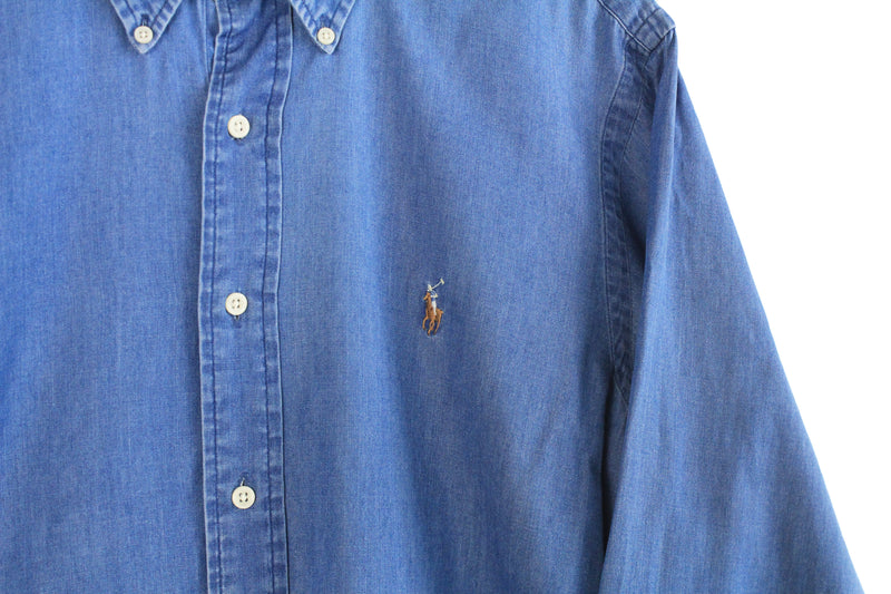 Vintage Polo by Ralph Lauren Denim Shirt Large