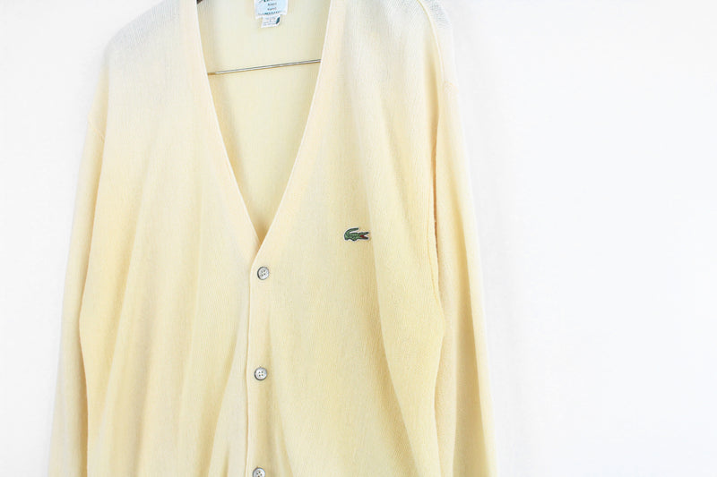 Vintage Lacoste Izod Cardigan XLarge