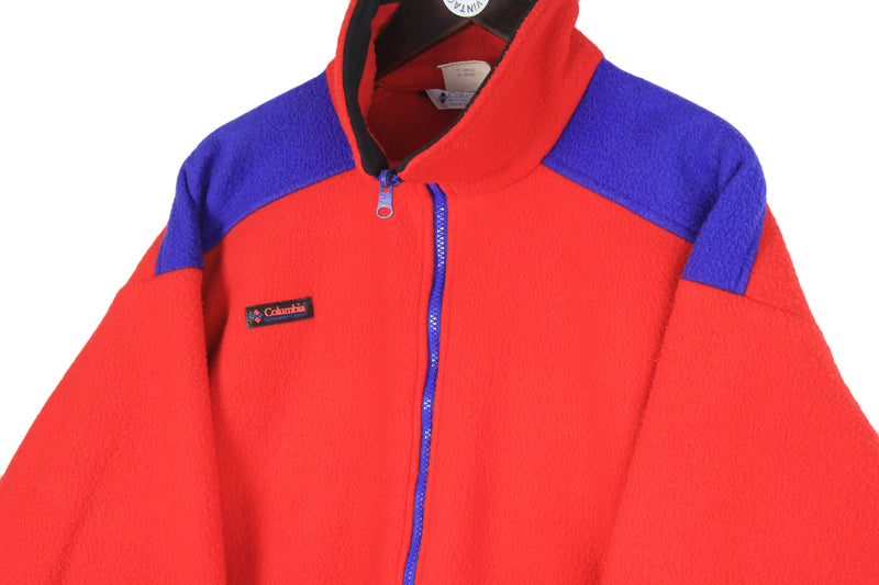 Vintage Columbia Fleece Full Zip Large