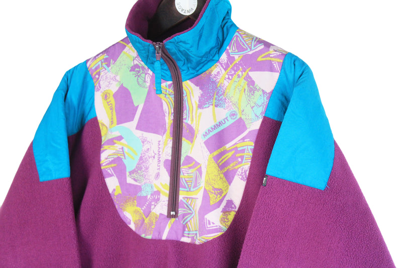 Vintage Mammut Fleece Half Zip Small