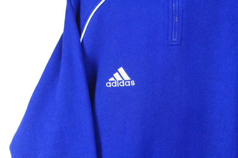 Vintage Adidas Sweatshirt 1/4 Zip XLarge