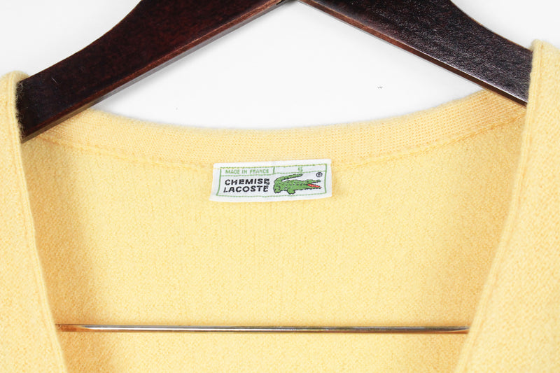 Vintage Lacoste Cardigan Sweater Small