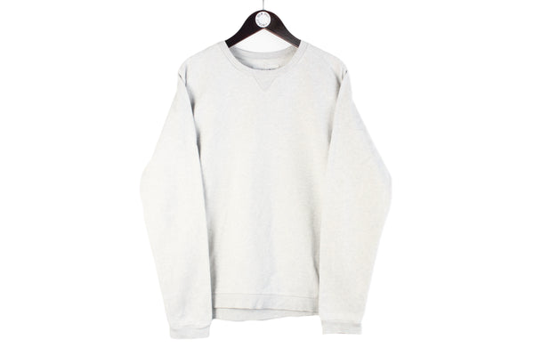 Universal Works Sweatshirt Medium gray crewneck streetwear authentic minimalistic casual jumper