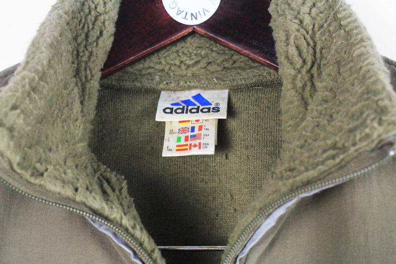 Vintage Adidas Fleece 1/4 Zip Medium