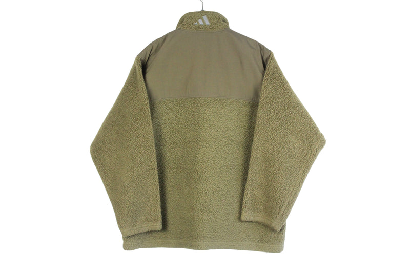 Vintage Adidas Fleece 1/4 Zip Medium