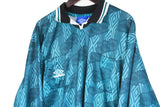 Vintage Umbro Jersey Long Sleeve T-Shirt XLarge