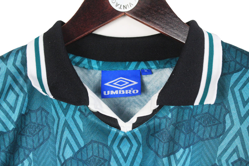 Vintage Umbro Jersey Long Sleeve T-Shirt XLarge