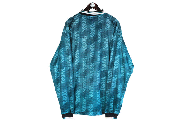 Vintage Umbro Jersey Long Sleeve T-Shirt XLarge