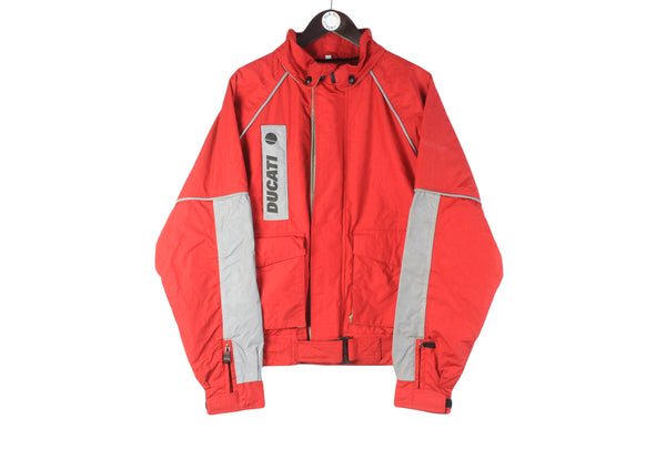 Vintage Ducati Jacket Medium racing big logo 90s retro Moto GP authentic racing style jacket