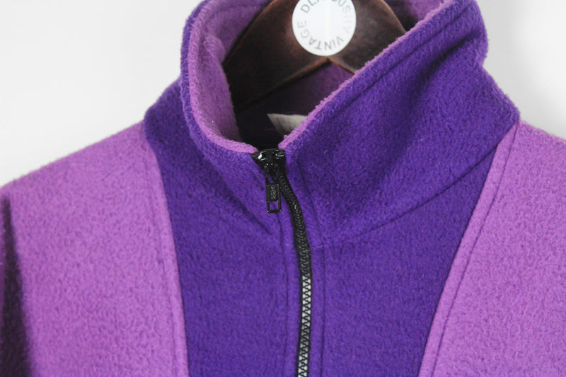 Vintage Fleece Half Zip Large