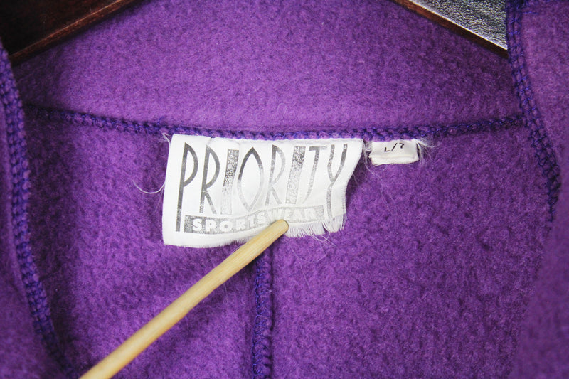 Vintage Fleece Half Zip Large