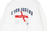 Vintage World Cup 2002 C'mon England Umbro T-Shirt XLarge
