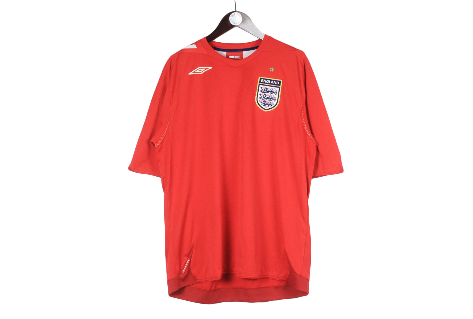 Vintage England Umbro 2006 Away Jersey T-Shirt XLarge – dla dushy