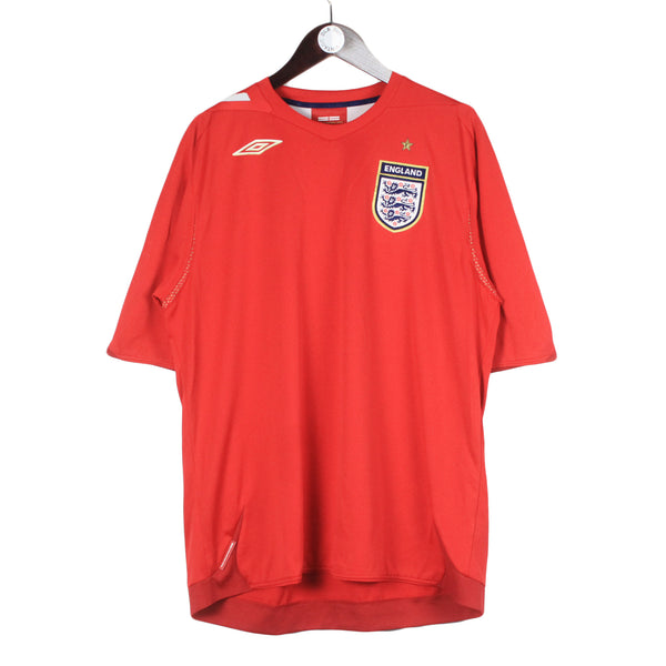 Vintage England Umbro 2006 Away Jersey T-Shirt XLarge – dla dushy