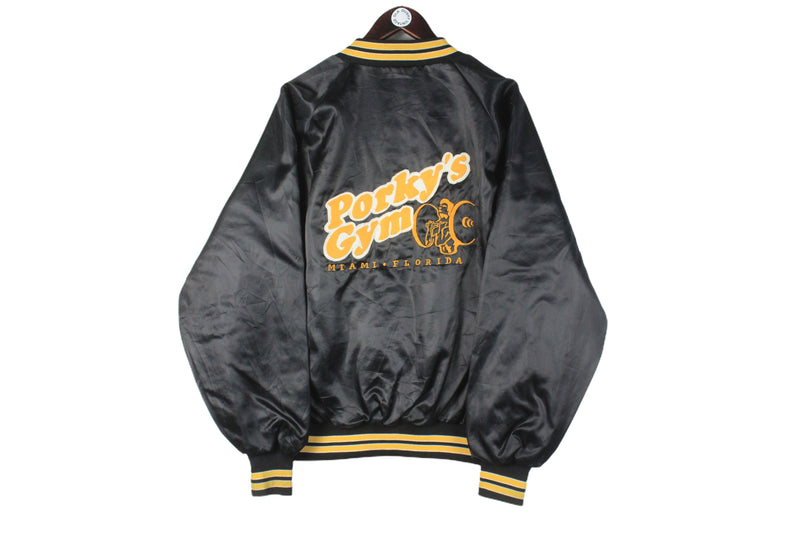 Vintage Porky's Gym Miami Florida Bomber Jacket XXLarge