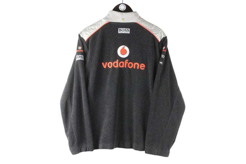 Vintage Vodafone McLaren Mercedes Fleece 1/4 Zip Women's XLarge