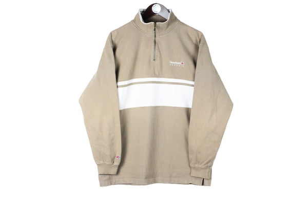 Vintage Reebok Sweatshirt 1/4 Zip Medium