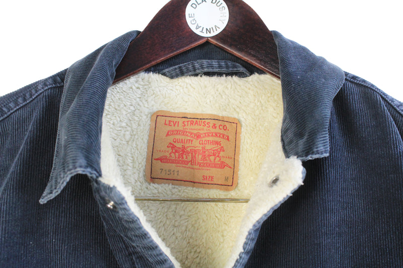 Vintage Levi's Corduroy Sherpa Jacket Medium