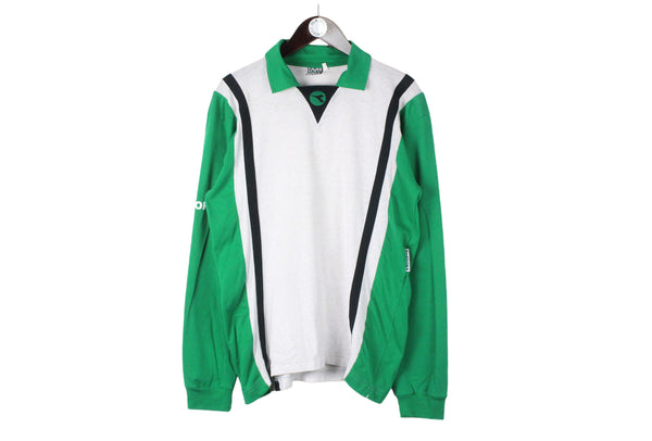 Vintage Diadora Collared Sweatshirt Large