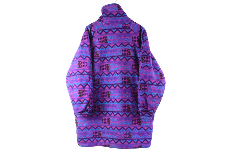 Vintage Fleece Coat Large