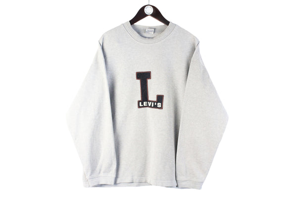 Vintage Levi's Sweatshirt Medium crewneck big logo 90s retro jumper USA brand streetwear 