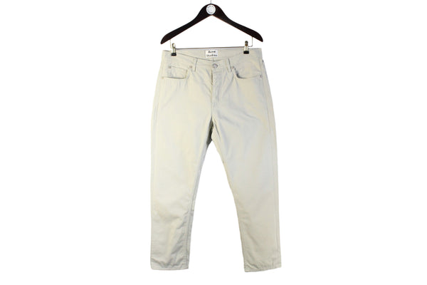 Acne Studios Town Barros Beige Pants 34/32 streetwear trousers minimalistic authentic 