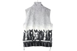 Vintage Radish Horse Fleece Vest XLarge