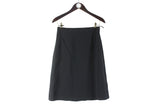 Vintage Jil Sander Skirt Women's 38 black luxury classic below the knee dress 90s