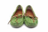 Bottega Veneta Suede Boat Shoes Women's EUR 37
