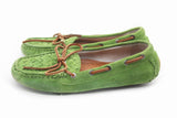 Bottega Veneta Suede Boat Shoes Women's EUR 37