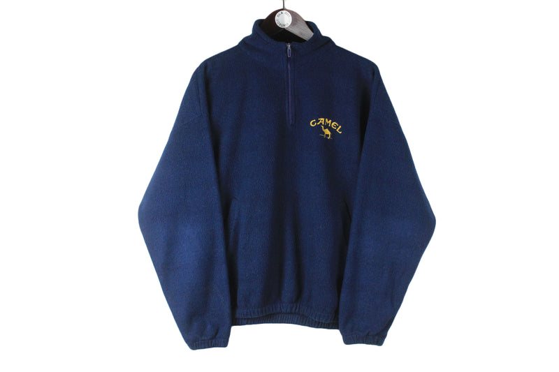 Vintage Camel Fleece 1/4 Zip Small