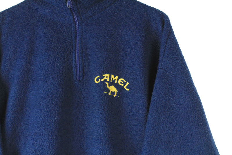 Vintage Camel Fleece 1/4 Zip Small