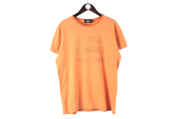 Ralph Lauren Double RL T-Shirt Large bright big logo authentic sport shirt