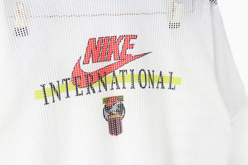 Vintage Nike International Mesh T-Shirt Medium