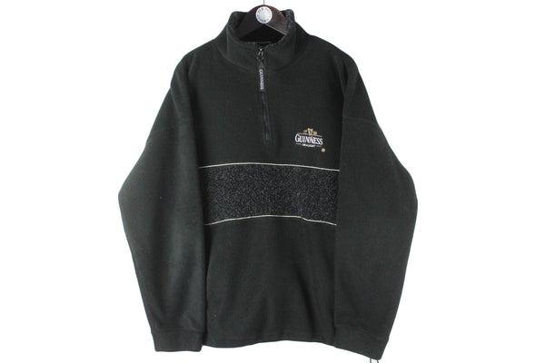 Vintage Guinness 90s retro style small logo authentic stout beer Ireland classic jumper sweatshirt fleece sweater 