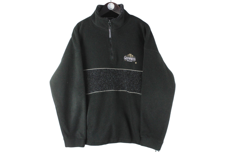 Vintage Guinness 90s retro style small logo authentic stout beer Ireland classic jumper sweatshirt fleece sweater 